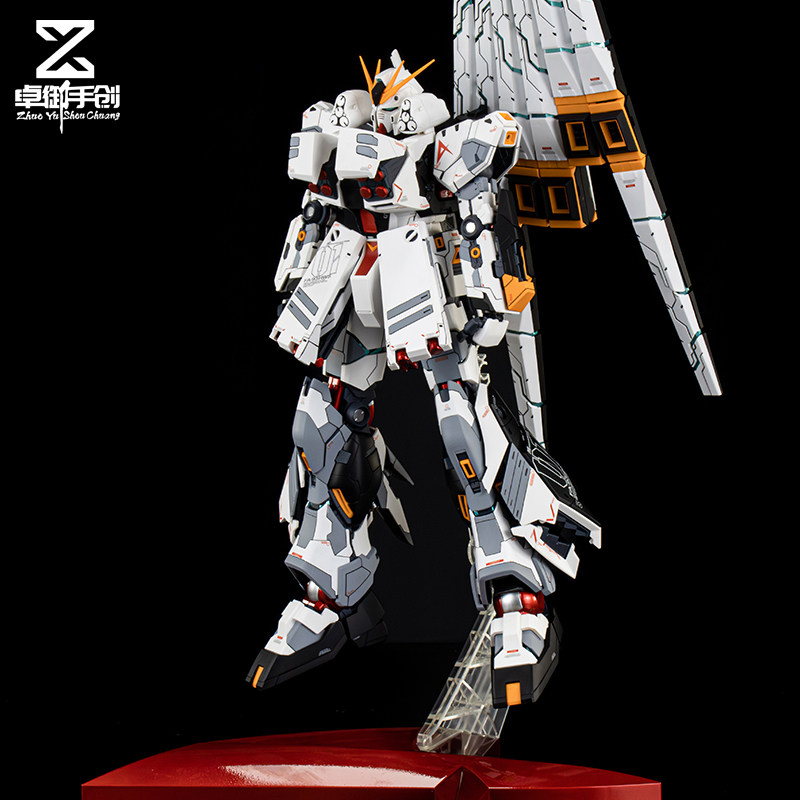 万代PB限定MG1/100重武装牛高达RX-93强化装备少量刻线分色代工