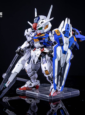 万代MGSD风灵 细节改件+高机动背包+风暴感应炮 上色 代工 加工