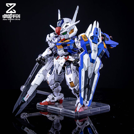 万代MGSD风灵 细节改件+高机动背包+风暴感应炮 上色 代工 加工