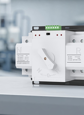 双电源自动转换开关智能控制器家用2P63a迷你型CB级单相220v小型