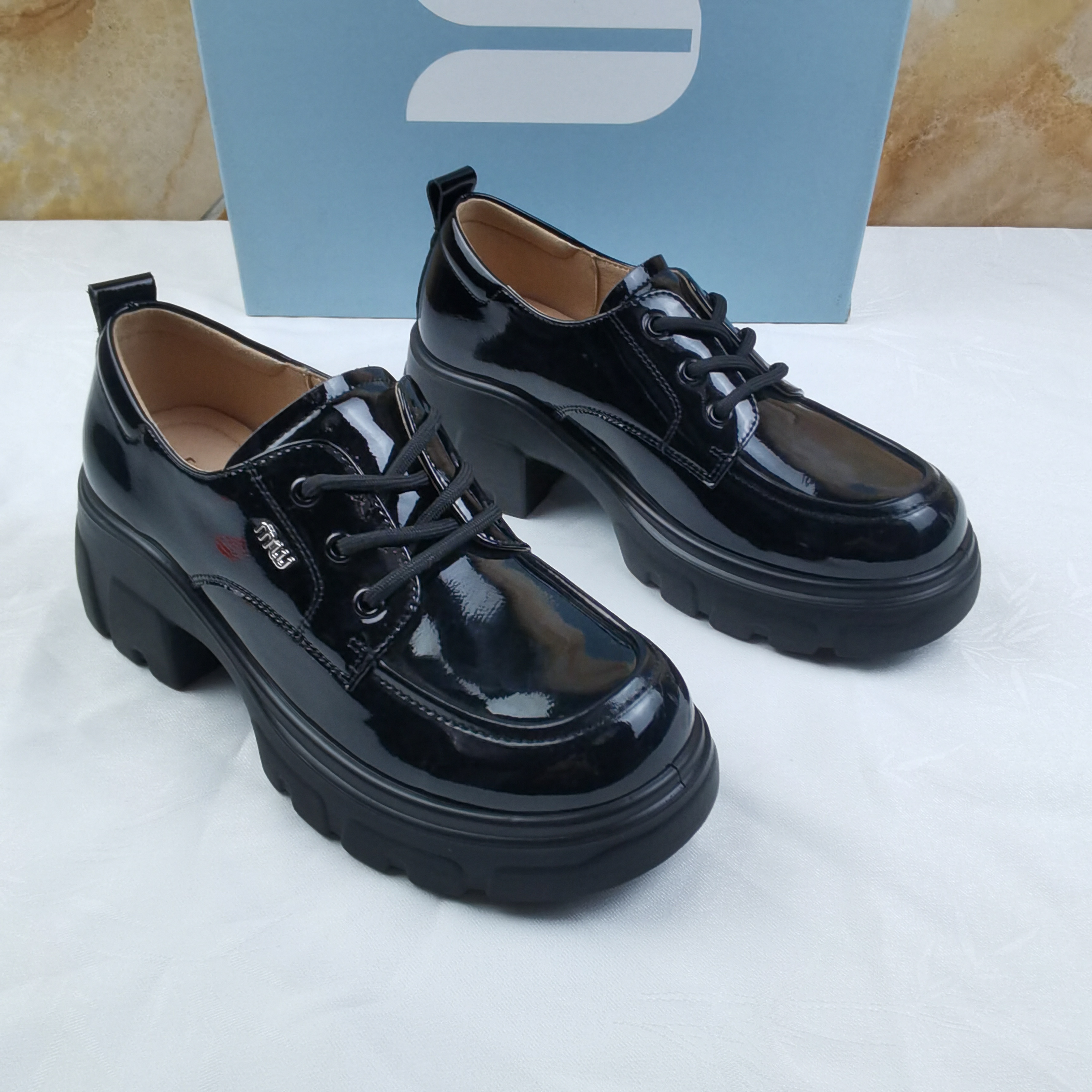 乐福鞋厚底增高休闲小皮鞋女鞋