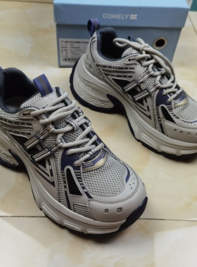 商场同款春季新款厚底老爹鞋女鞋百搭轻便运动休闲鞋女单鞋 5A536