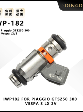 IWP-182适用比亚乔维斯帕摩托车节气门喷油嘴GTS250 Vespa LX 3孔