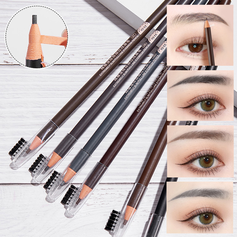 野生砍刀持久根根分明极细画眉笔