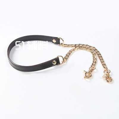 牛皮改造减压链条拼布艺零钱