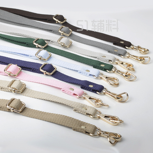 新品2cm帆布织带单肩斜挎书包带背包女替换带子手工DIY配件51辅料