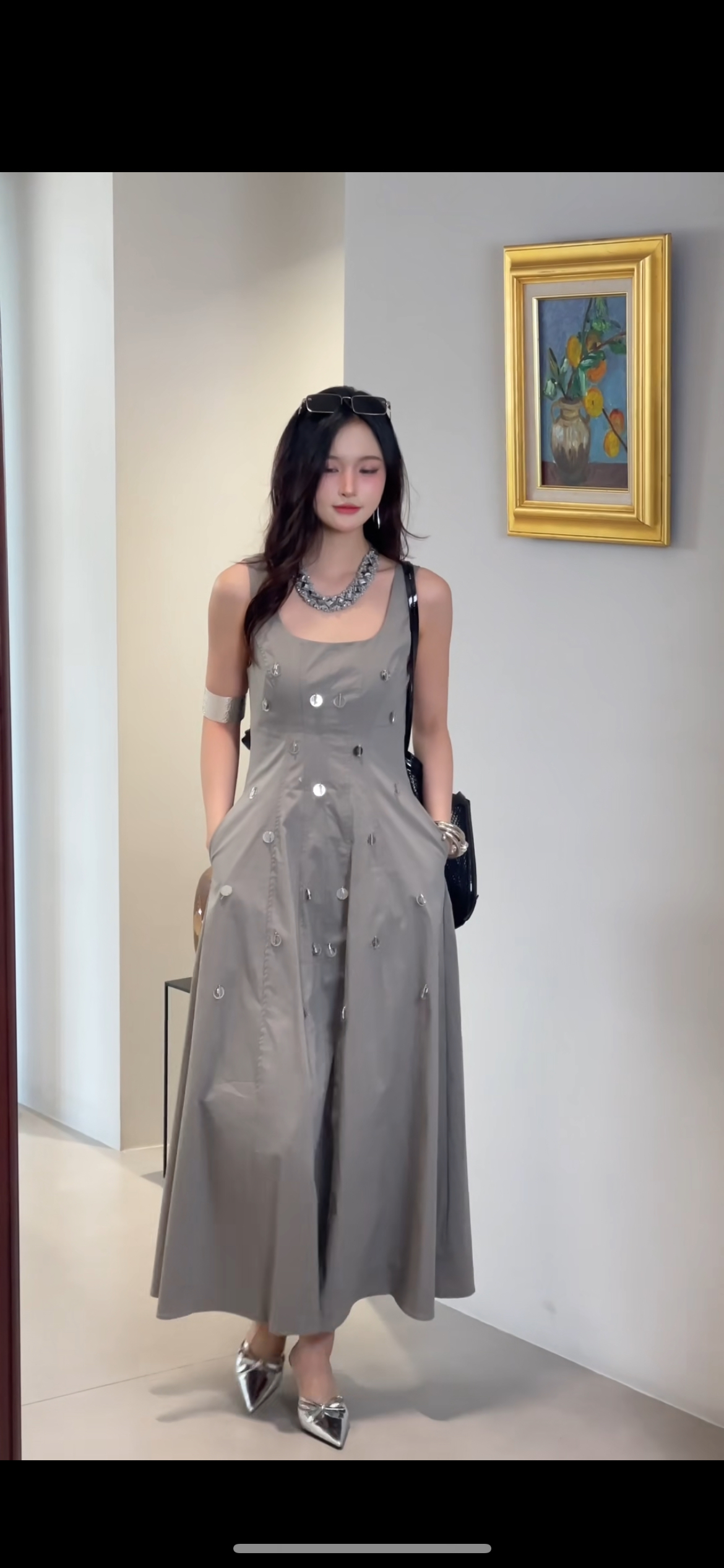 价格咨询.欧洲站设计师原创女装走秀款高定制设计师套装连衣裙425