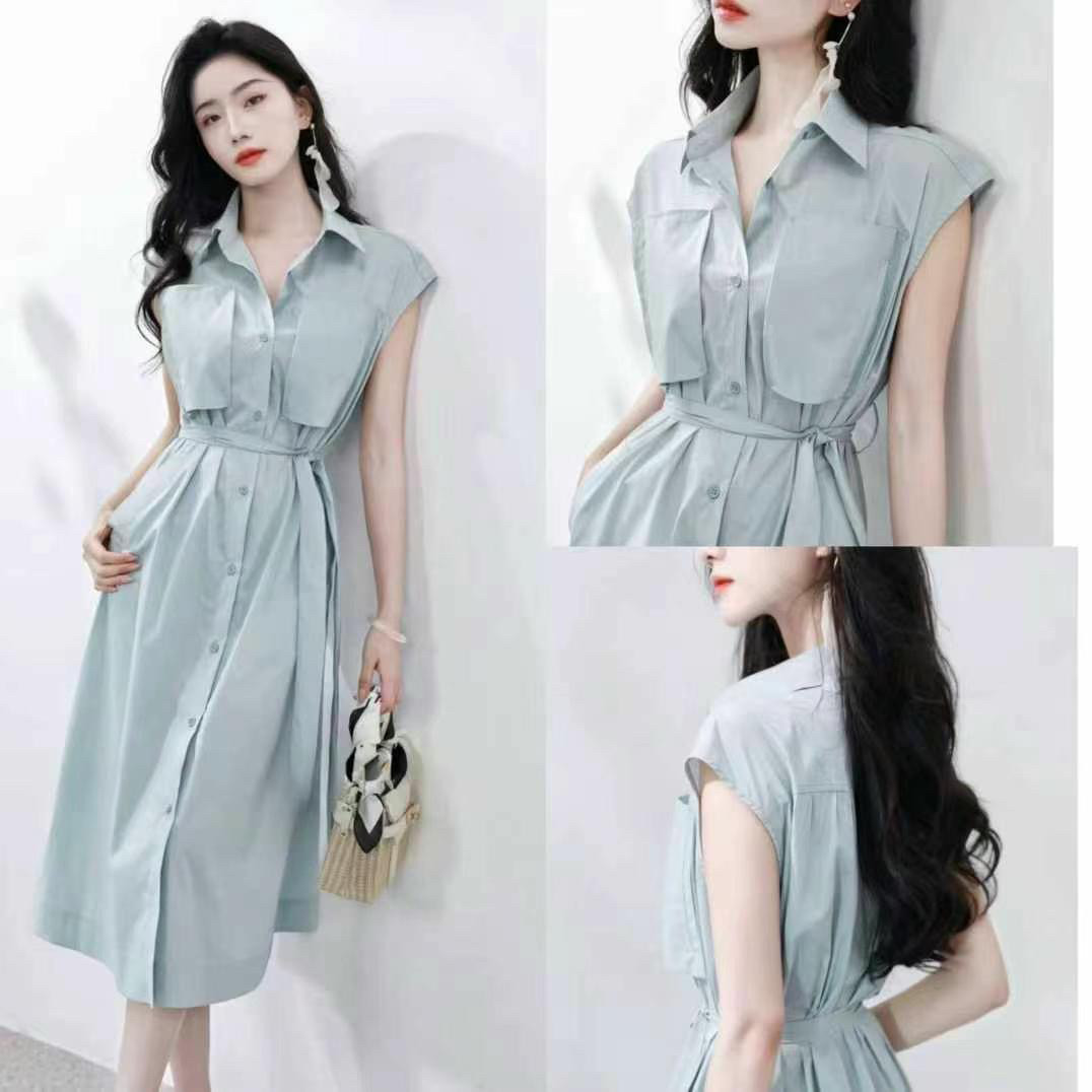 价格咨询.欧洲站设计师原创女装走秀款高定制设计师真丝连衣裙603