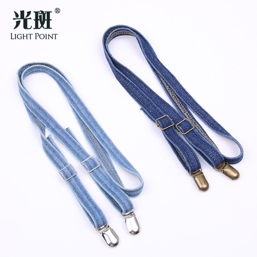 牛仔风细款1.5cm夹带