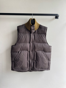 显瘦保暖夹克马夹上衣女装 2025高定新款 减龄立领羽绒马甲外套修身