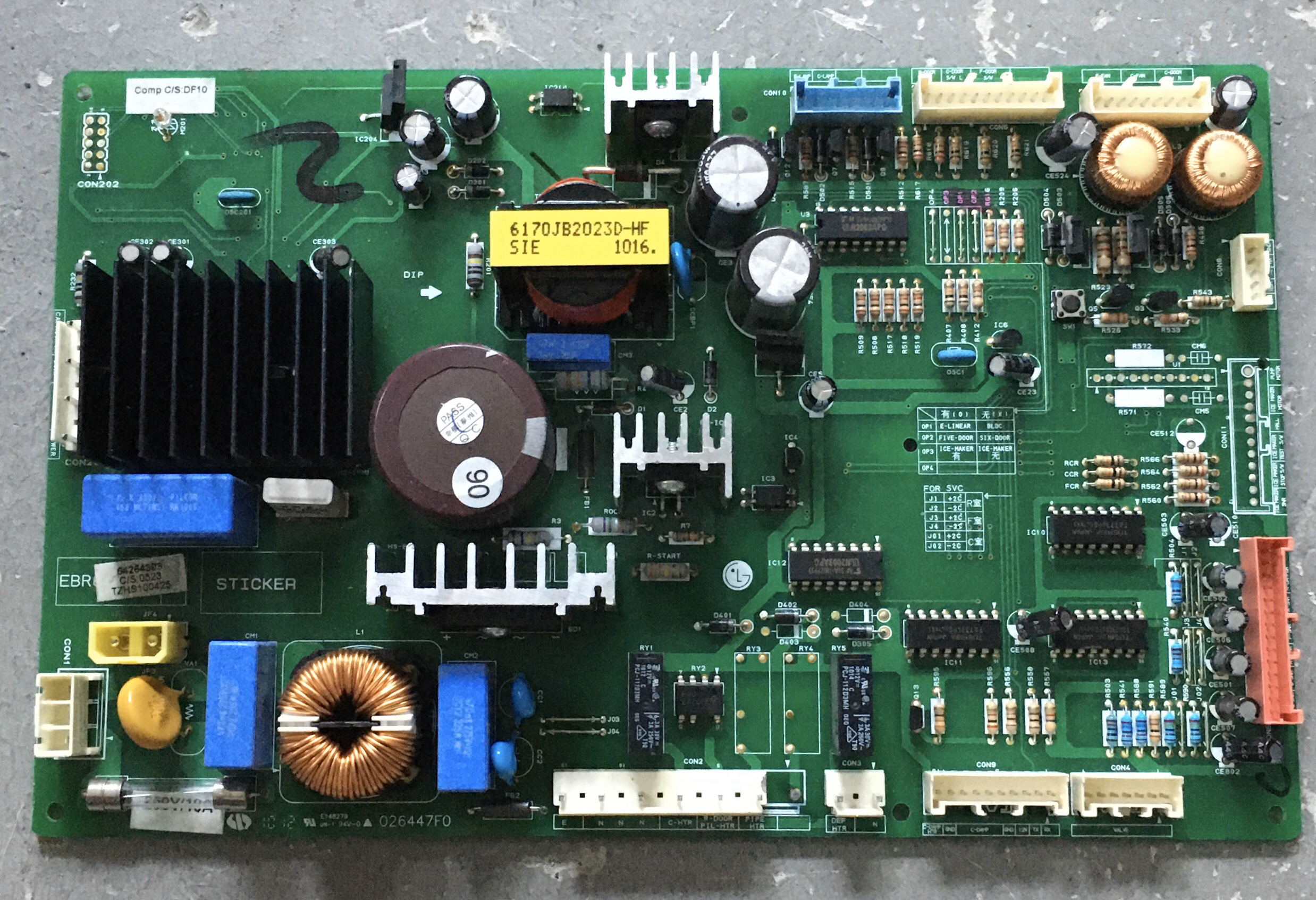 LG冰箱BCD-374WAK GR-K37YFSL 电脑板 主板EBR64264303 显示板图片