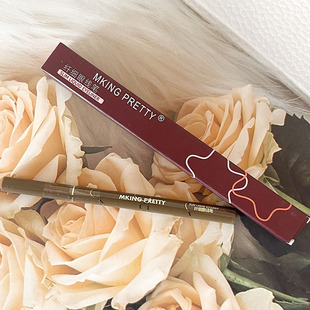 纤细眼线笔流畅显色酷黑冷茶棕铁锈色极细速干持久防水不易脱妆