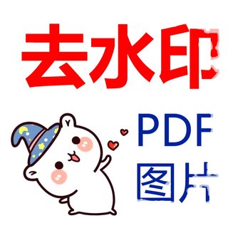 pdf去水印图片人工去除PS照片去水印水印PDF扫描件去印删除扣抠图