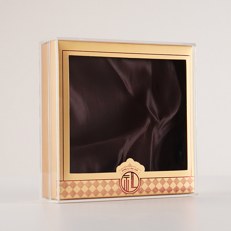 新款500克亚克力名贵礼品西洋参包装礼盒海参透明高档名贵礼品盒