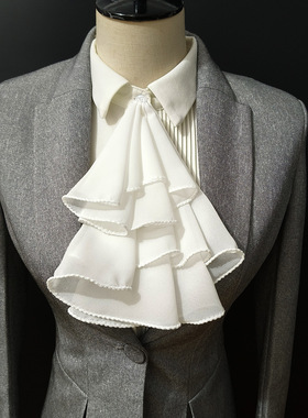 跨境   亚马逊速卖通 假领子挂巾领花