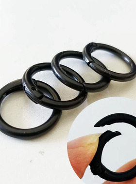 包配件弹簧圈开口圆环金属环钥匙圈手机挂件五金配件弹簧扣链接扣