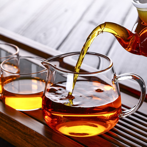 北大史玻璃公道杯纯手工加厚耐热