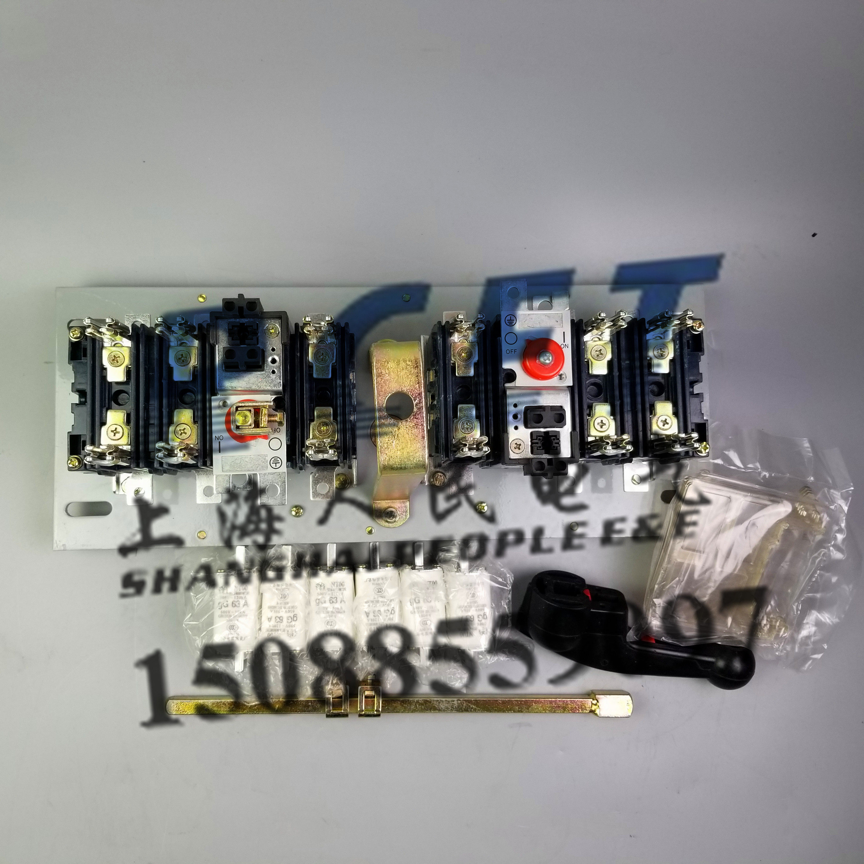 上海人民双投隔离开关熔断器组HH15(QSS)125A250A400A630A800A/3