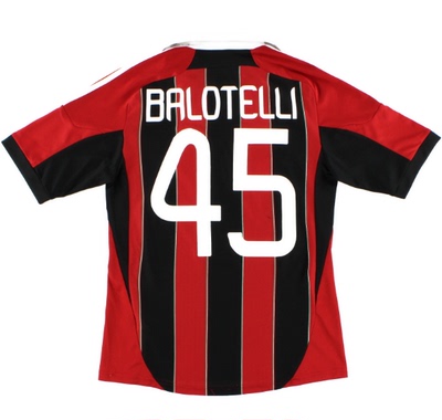 12 13 Retro MALDINI BALOTELLI Soccer Jerseys