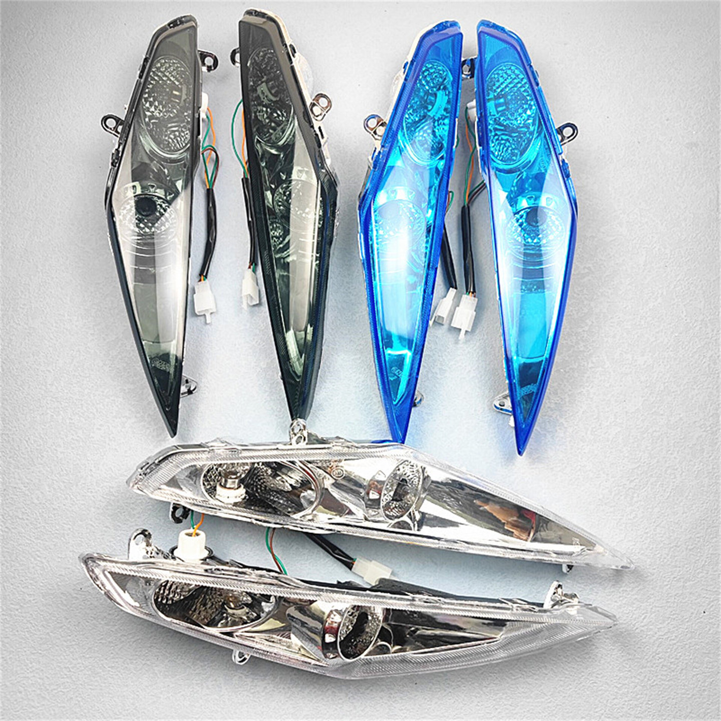 包邮摩托车配件改装件GY6三阳CNSY鬼火一代100改装前转向灯总成