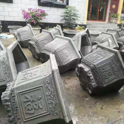 六角水泥花盆模具塑料重复使用