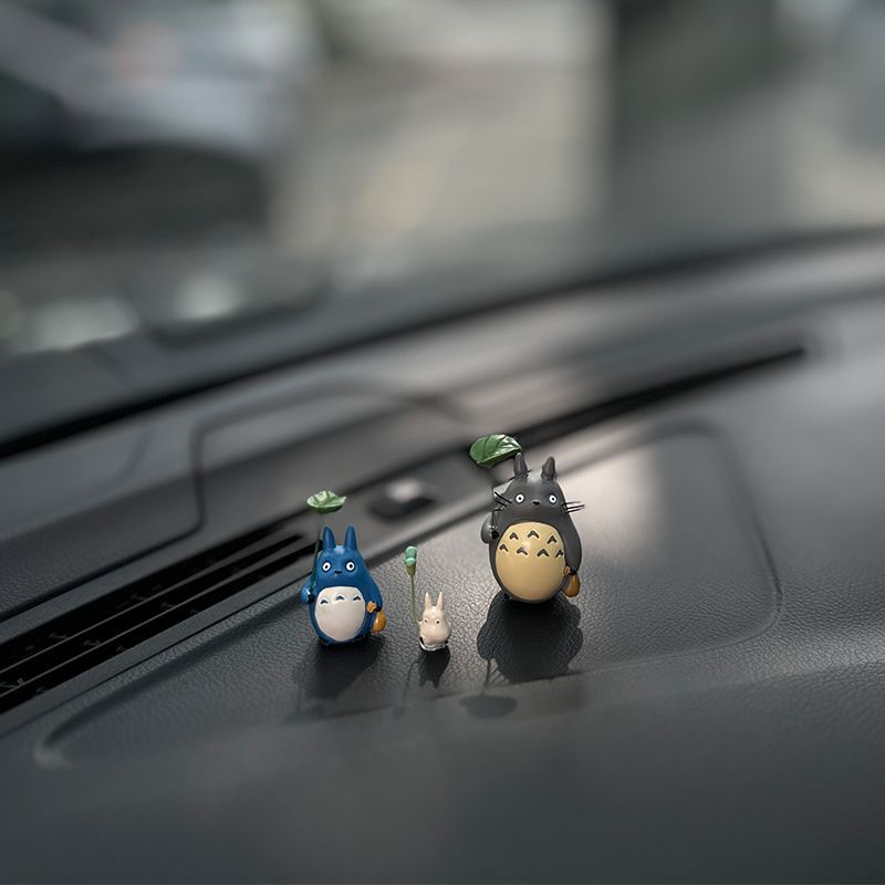 宫崎骏吉喳龙猫汽车窗边中控台摆