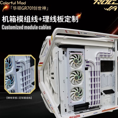 GR701机箱背面理线板背板模组线