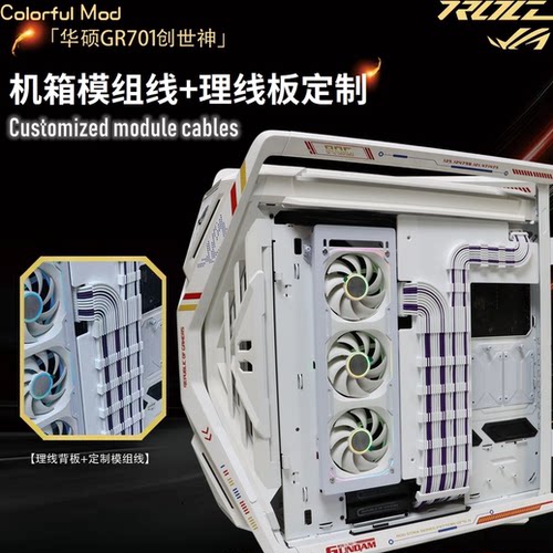 GR701机箱背面理线板背板模组线