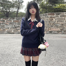 毛衣jk制服百搭上衣 校供感多色针织宽松款 花千猪原创 绫川中毛衣