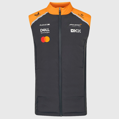 迈凯伦F1车队2025棉背心马甲