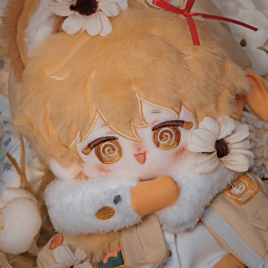 原神棉花娃娃旅行者空属性晕晕空~20厘米帅气玩偶同人周边礼物