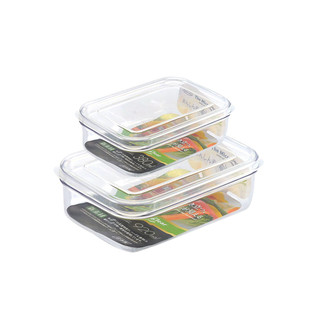 lustroware日本高透明塑料保鲜盒A-072N食品级可微波加热收纳盒