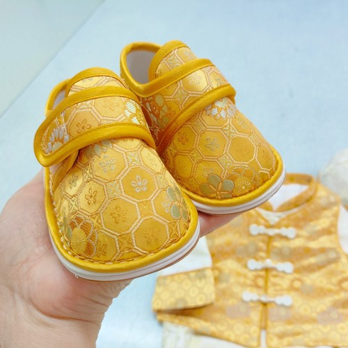 周岁礼服男宝手工鞋0-1岁学步鞋男童老北京布鞋中式周岁鞋百岁鞋