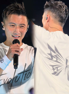 北京谢霆锋演唱会同款T恤情侣款周边进化应援Evolution棉短袖衣服