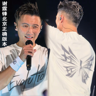 北京谢霆锋进化演唱会同款T恤王菲情侣周边应援Evolution短袖衣服