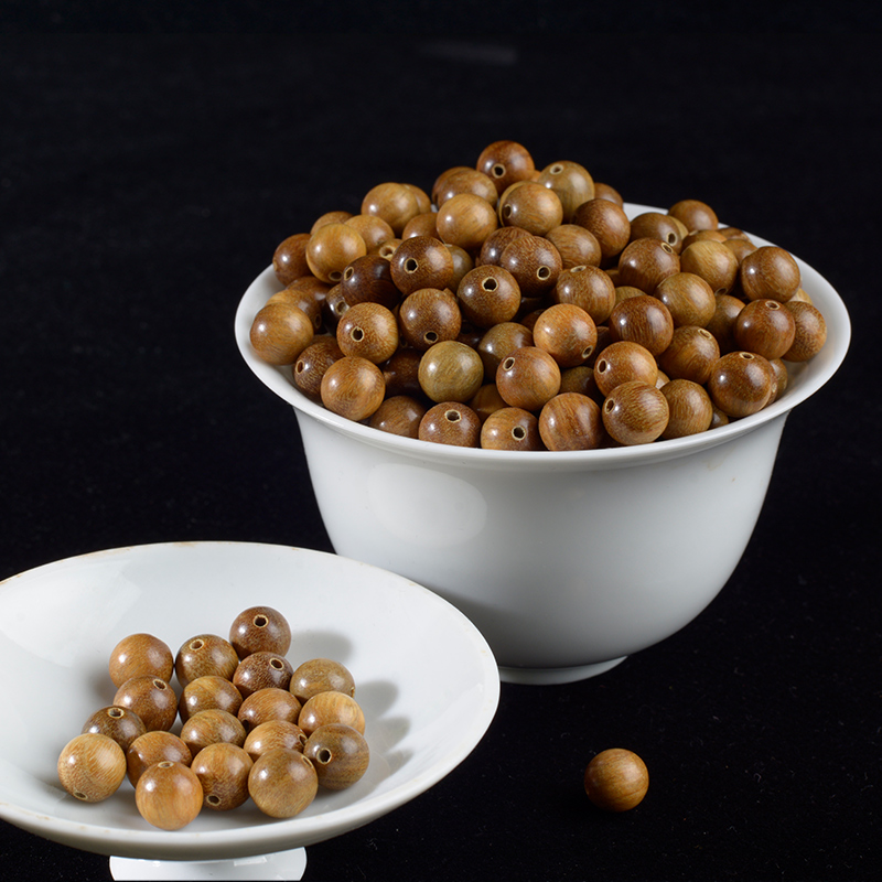 阿根廷绿檀佛珠手串散珠配饰