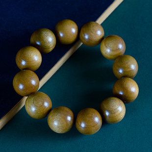 拆房老料金丝楠木佛珠念珠福禄款手串文玩108念珠男女款多圈手链