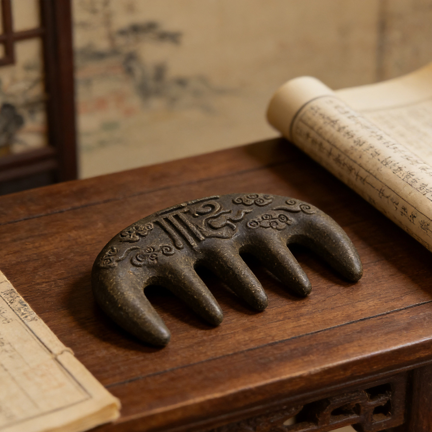 合香珠按摩梳五齿按摩梳手工福字梳子民族风中药梳男女爆款批发,家庭/个人清洁工具,梳子/化妆梳/按摩梳,淘宝优惠券,粉丝福利购,淘宝优惠卷