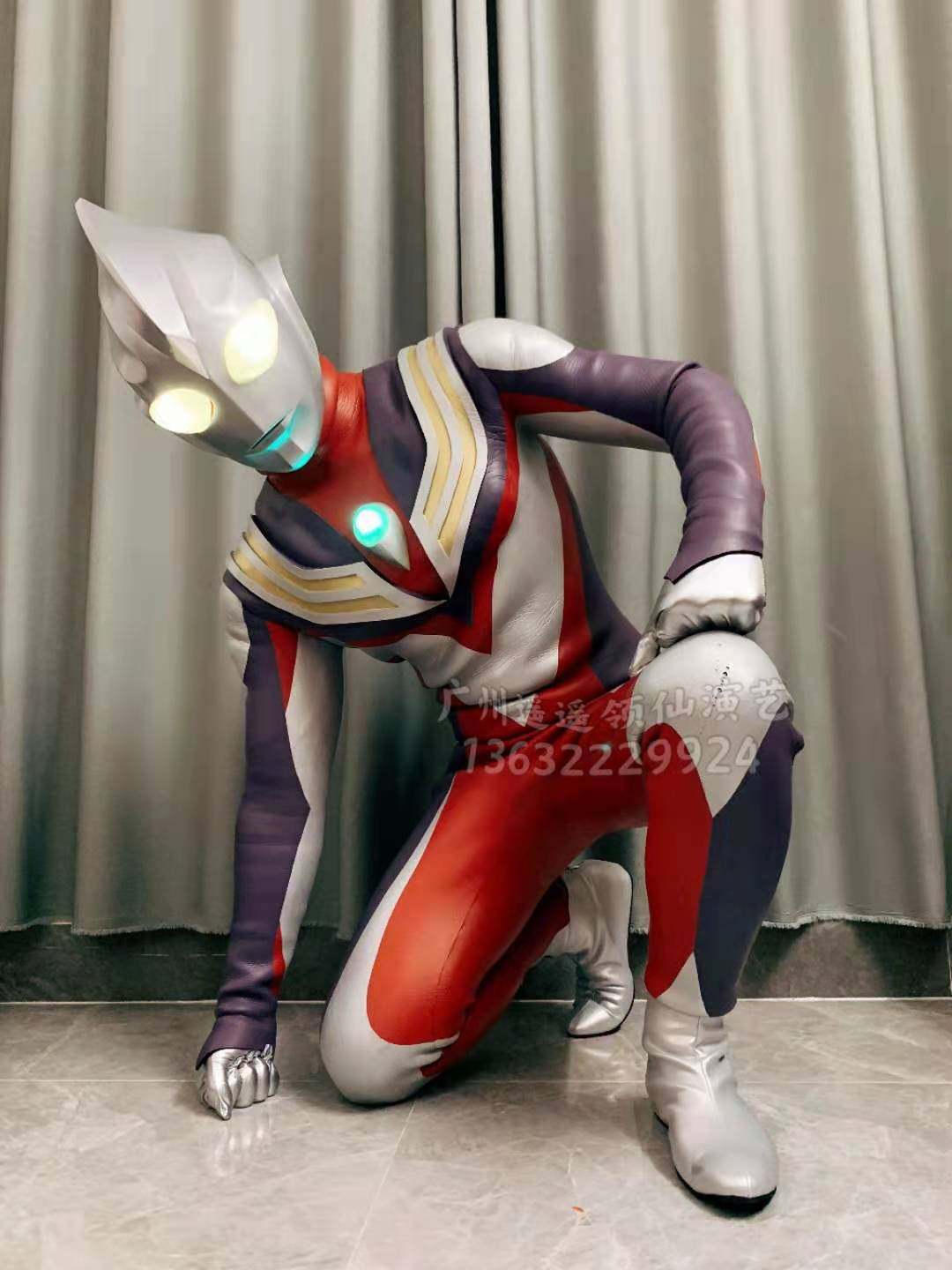 高端奥特曼迪迦皮套 演出服 赛罗 cosplay巡演真人穿成人万圣节图片