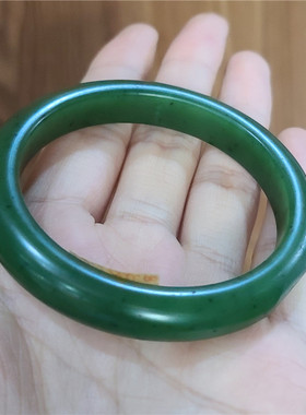 新疆和田碧玉籽料带皮手镯平安无事牌钟馗弥勒佛观音xx07038