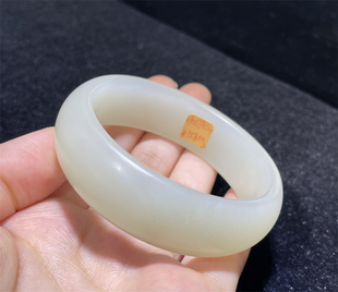 新疆和田白玉手镯 弥勒佛手把件貔貅生肖戒指戒面ld07017