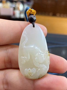 新疆和田白玉籽料灵猴献寿挂件吊坠手链项链宝宝锁平安扣ld05021