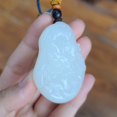 小石头和田玉吊坠挂件籽料12300