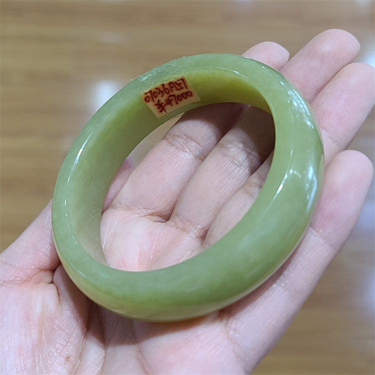 新疆和田黄玉山料手镯   貔貅观音生肖耳饰无事牌ld07209