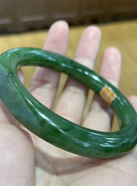 新疆和田碧玉籽料手镯观音佛悟道平安无事牌平安扣ld07051