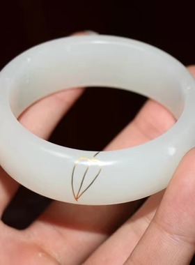 羊脂玉山料   手镯   53  ld07007