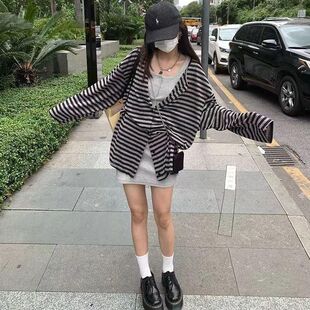 2026夏秋季爆款慵懒防晒衣外套女新款百搭休闲中长款时尚长袖上衣