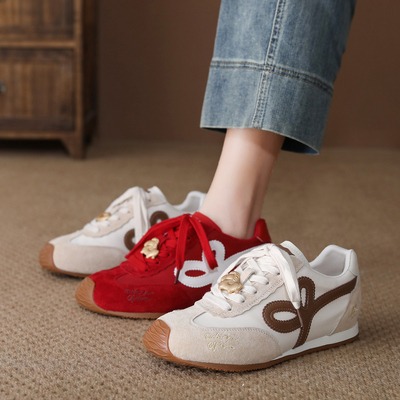 2026春黄油小熊女休闲德训鞋