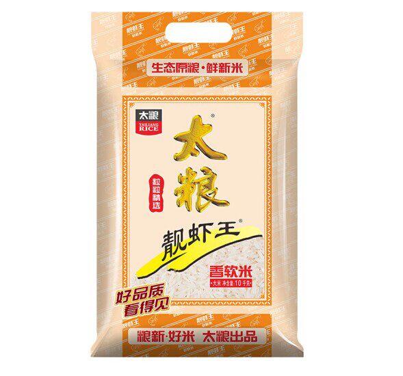 全国包邮  太粮 靓虾王 香软米 油粘米 籼米 大米10kg怎么看?