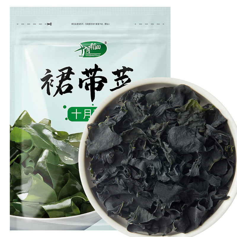 十月稻田 裙带菜 150g 海产干货烘干海带菜 鲜嫩爽口泡发率高属于什么档次？